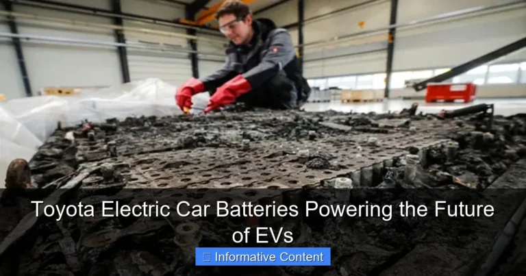 Toyota Electric Car Batteries Powering the Future of EVs