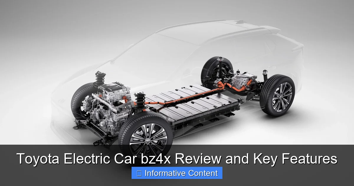 Toyota Electric Car bz4x Review and Key Features