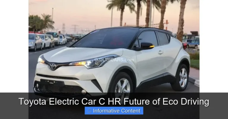 Toyota Electric Car C HR Future of Eco Driving