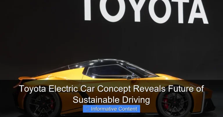 Toyota Electric Car Concept Reveals Future of Sustainable Driving