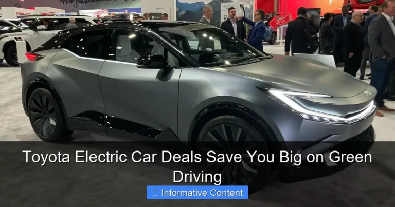 Toyota Electric Car Deals Save You Big on Green Driving