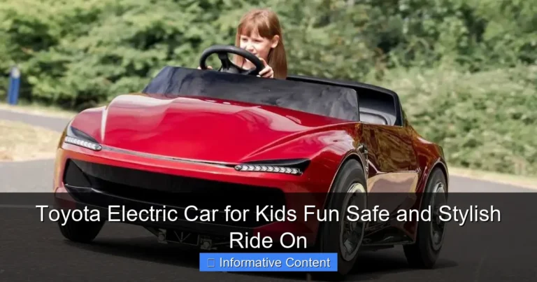 Toyota Electric Car for Kids Fun Safe and Stylish Ride On
