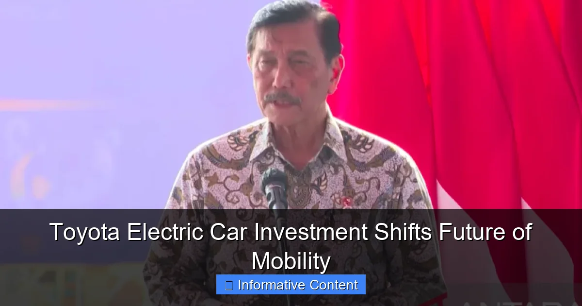 Toyota Electric Car Investment Shifts Future of Mobility
