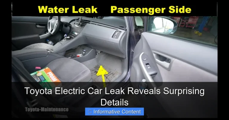 Toyota Electric Car Leak Reveals Surprising Details