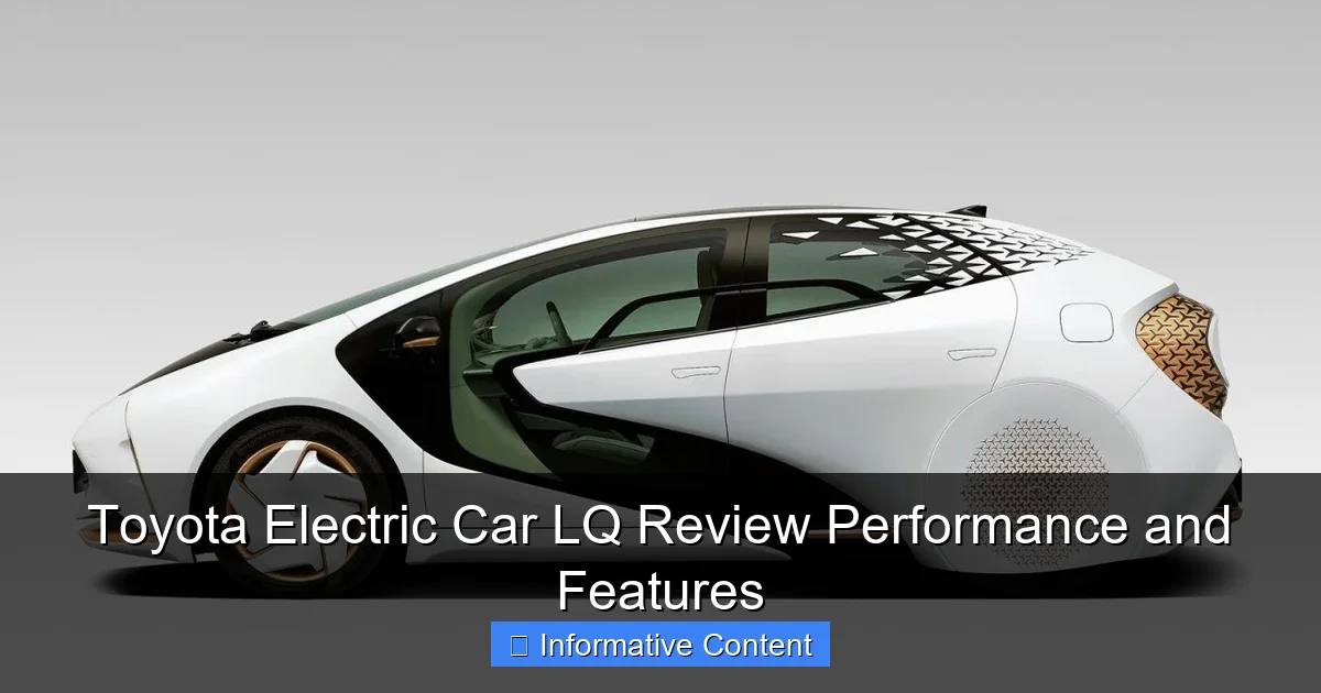 Toyota Electric Car LQ Review Performance and Features