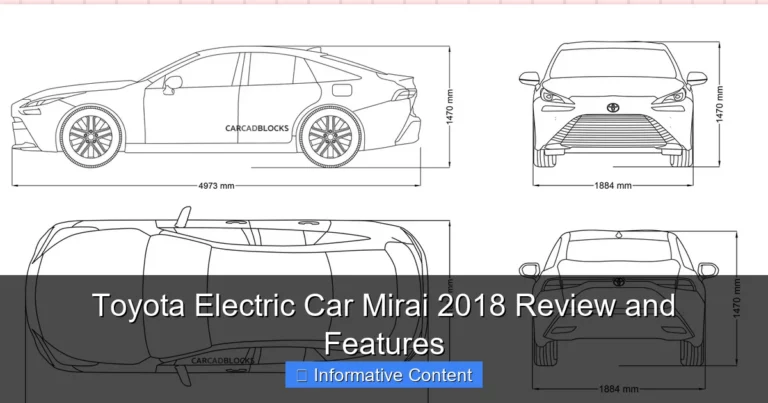 Toyota Electric Car Mirai 2018 Review and Features