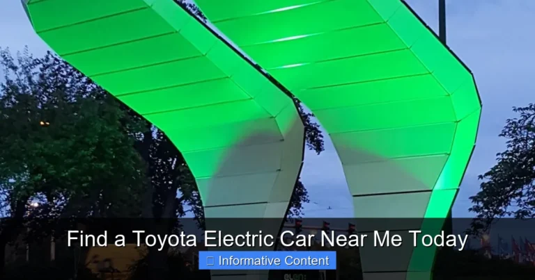 Find a Toyota Electric Car Near Me Today