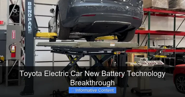 Toyota Electric Car New Battery Technology Breakthrough