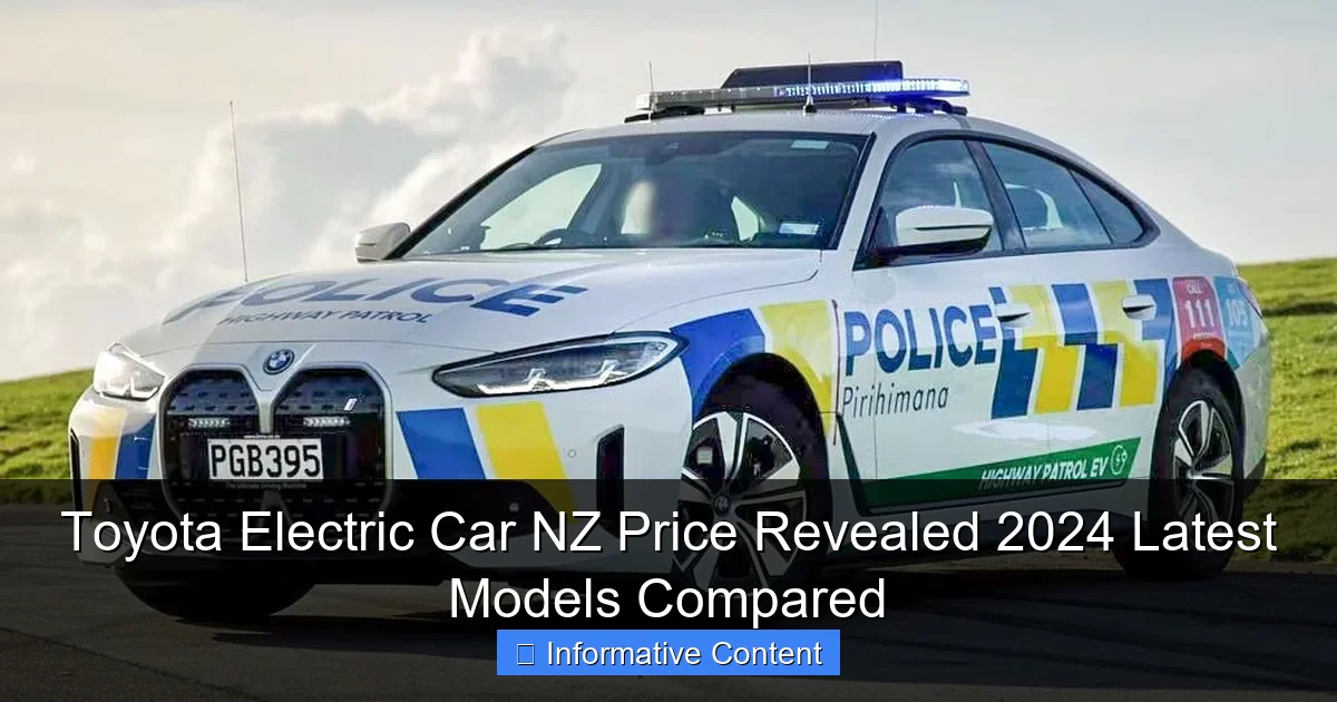 Toyota Electric Car NZ Price Revealed 2024 Latest Models Compared