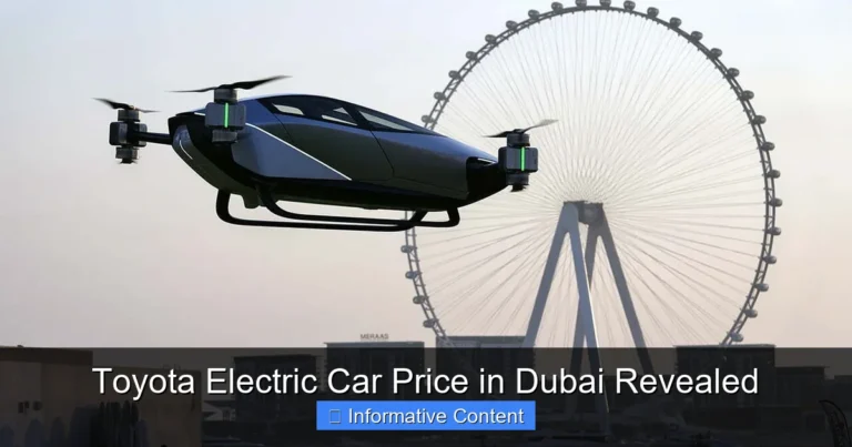 Toyota Electric Car Price in Dubai Revealed