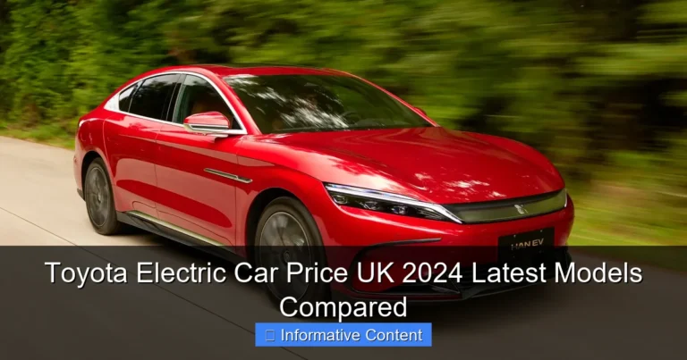 Toyota Electric Car Price UK 2024 Latest Models Compared