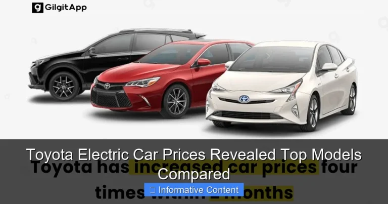 Toyota Electric Car Prices Revealed Top Models Compared
