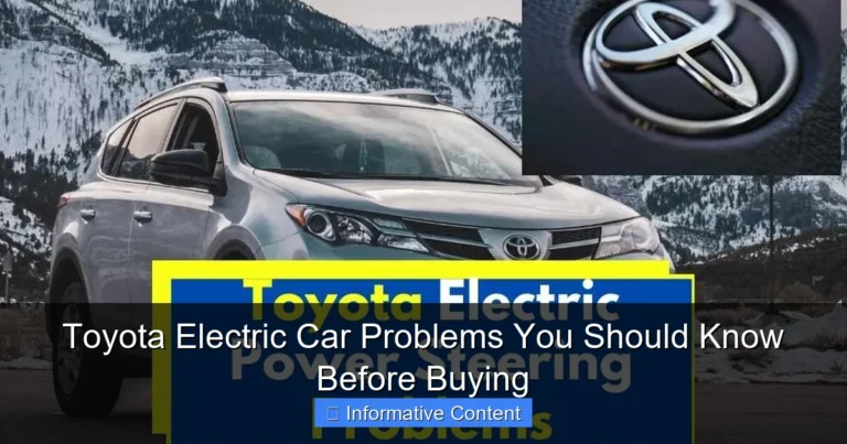 Toyota Electric Car Problems You Should Know Before Buying