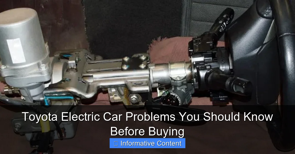 Toyota Electric Car Problems You Should Know Before Buying