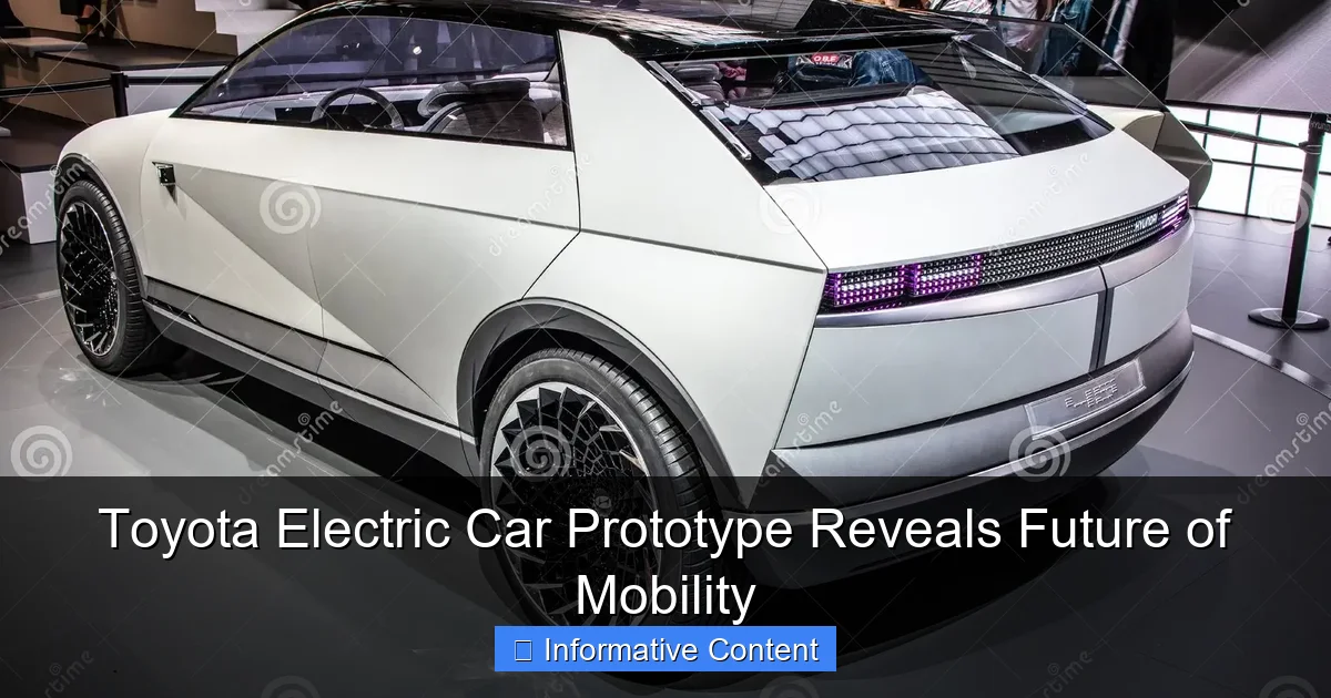 Toyota Electric Car Prototype Reveals Future of Mobility