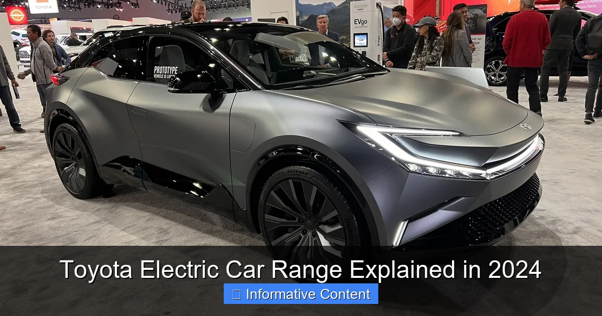 Toyota Electric Car Range Explained in 2024