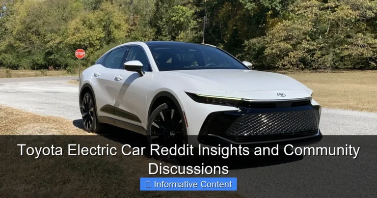 Toyota Electric Car Reddit Insights and Community Discussions