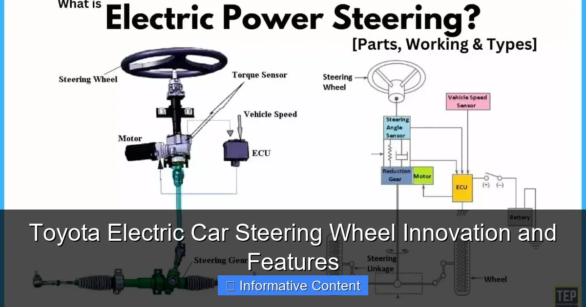 Toyota Electric Car Steering Wheel Innovation and Features