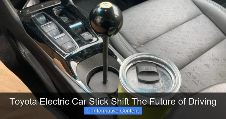 Toyota Electric Car Stick Shift The Future of Driving