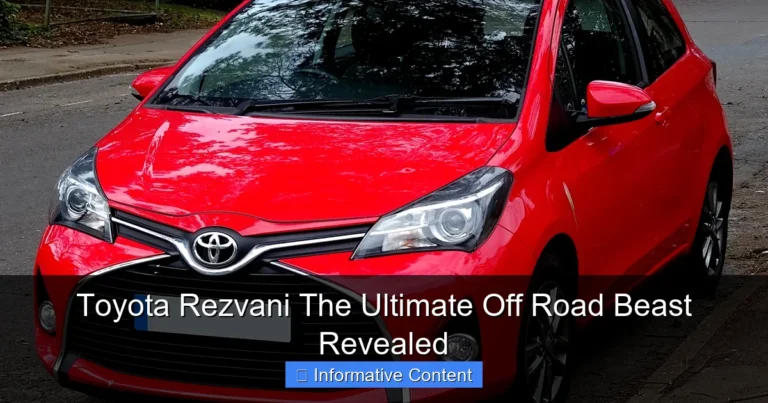 Toyota Rezvani The Ultimate Off Road Beast Revealed