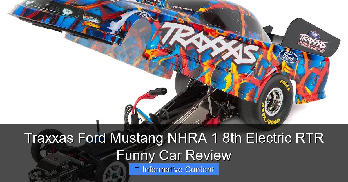 Traxxas Ford Mustang NHRA 1 8th Electric RTR Funny Car Review