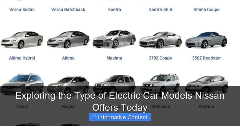 Exploring the Type of Electric Car Models Nissan Offers Today