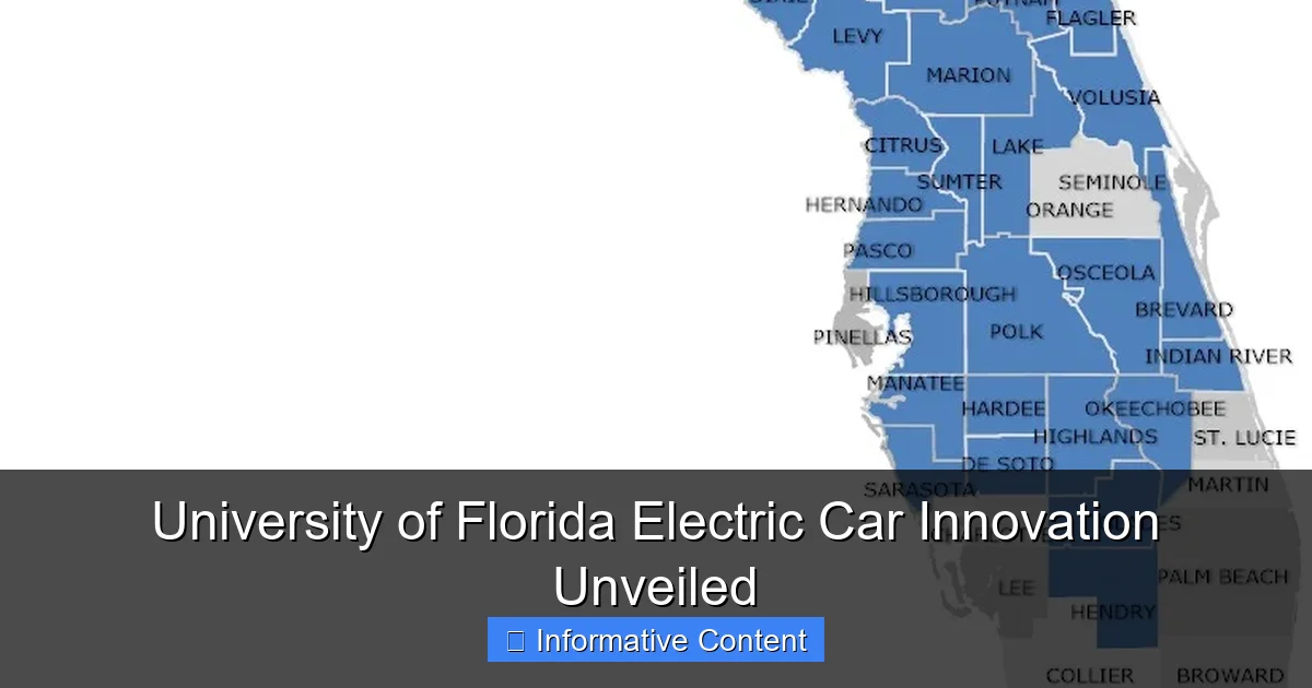 University of Florida Electric Car Innovation Unveiled