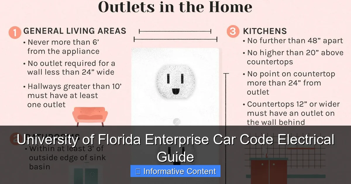 University of Florida Enterprise Car Code Electrical Guide