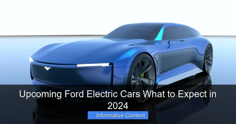 Upcoming Ford Electric Cars What to Expect in 2024