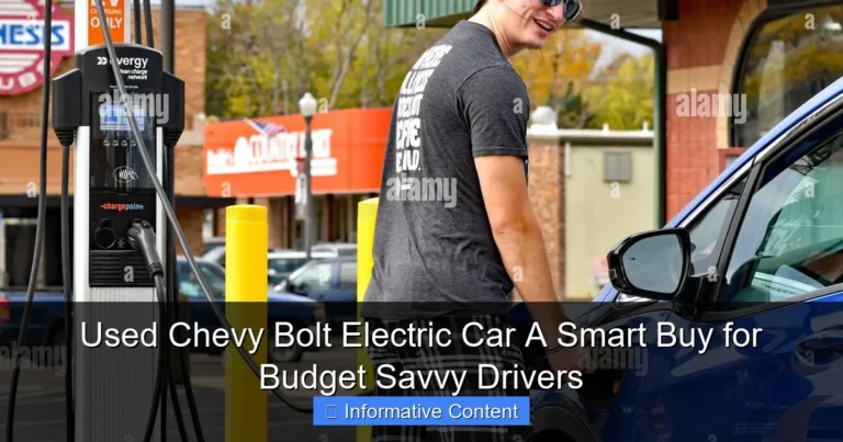 Used Chevy Bolt Electric Car A Smart Buy for Budget Savvy Drivers