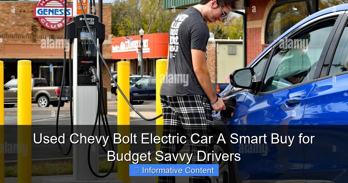 Used Chevy Bolt Electric Car A Smart Buy for Budget Savvy Drivers