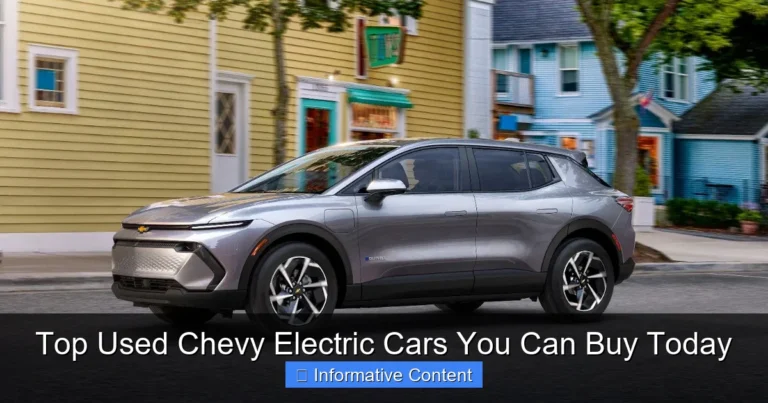 Top Used Chevy Electric Cars You Can Buy Today