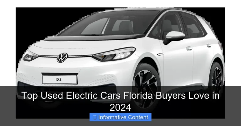 Top Used Electric Cars Florida Buyers Love in 2024