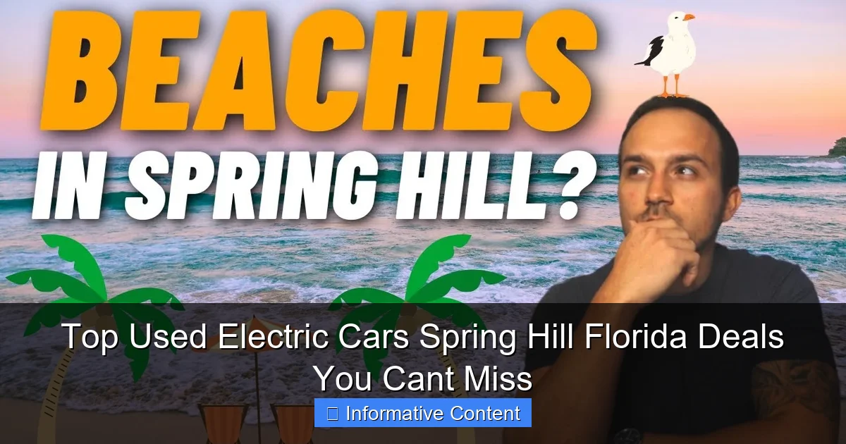 Top Used Electric Cars Spring Hill Florida Deals You Cant Miss