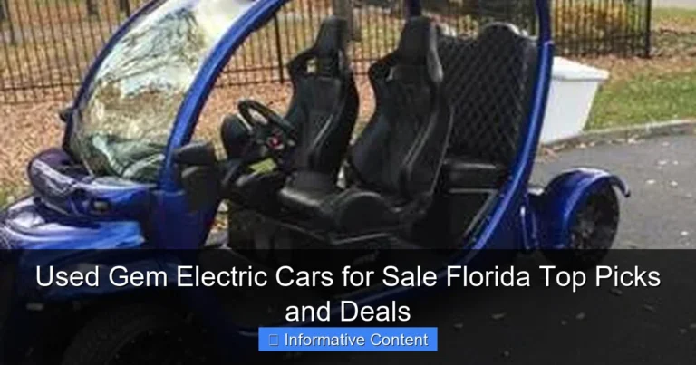 Used Gem Electric Cars for Sale Florida Top Picks and Deals