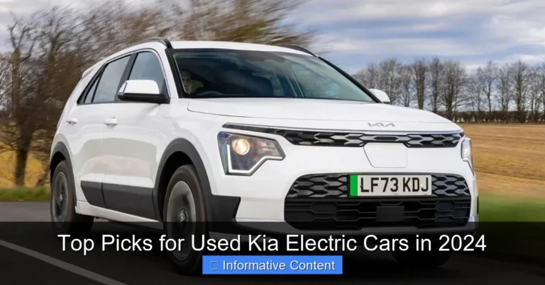 Top Picks for Used Kia Electric Cars in 2024
