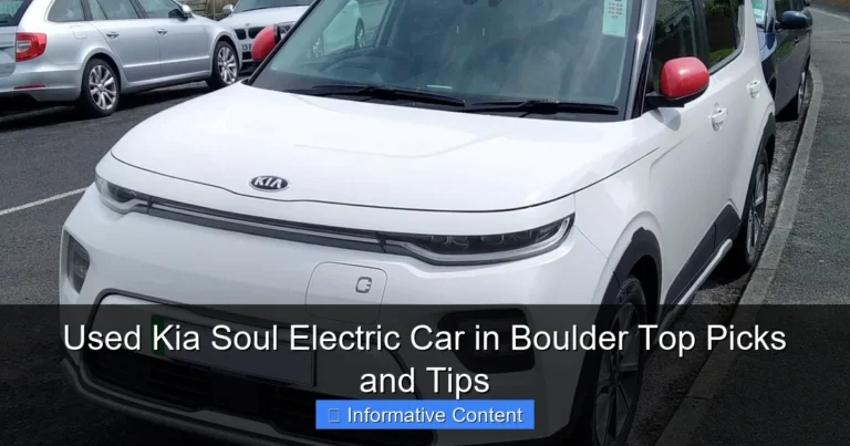 Used Kia Soul Electric Car in Boulder Top Picks and Tips