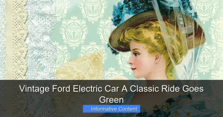 Vintage Ford Electric Car A Classic Ride Goes Green