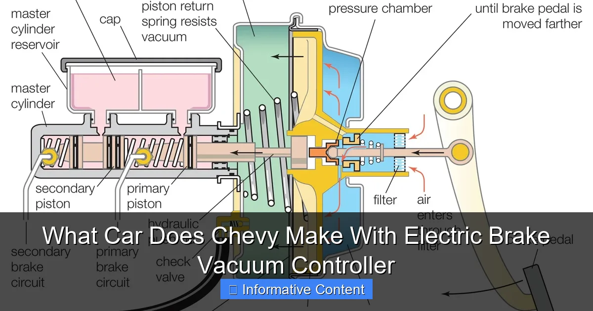 What Car Does Chevy Make With Electric Brake Vacuum Controller