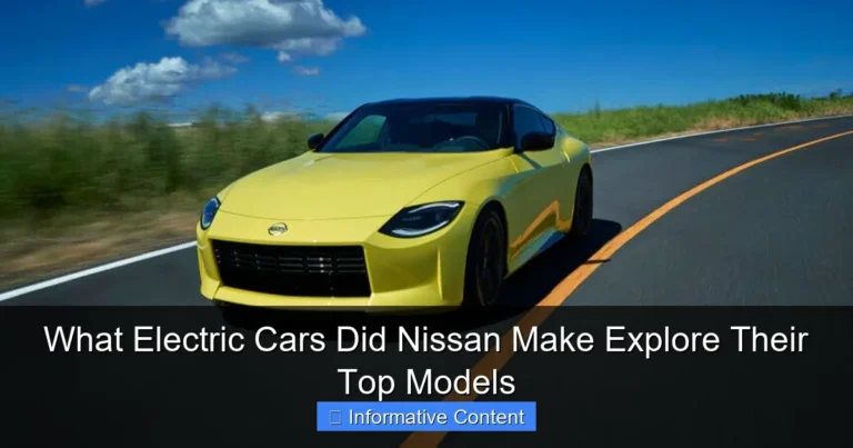 What Electric Cars Did Nissan Make Explore Their Top Models