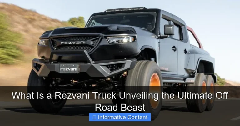 What Is a Rezvani Truck Unveiling the Ultimate Off Road Beast