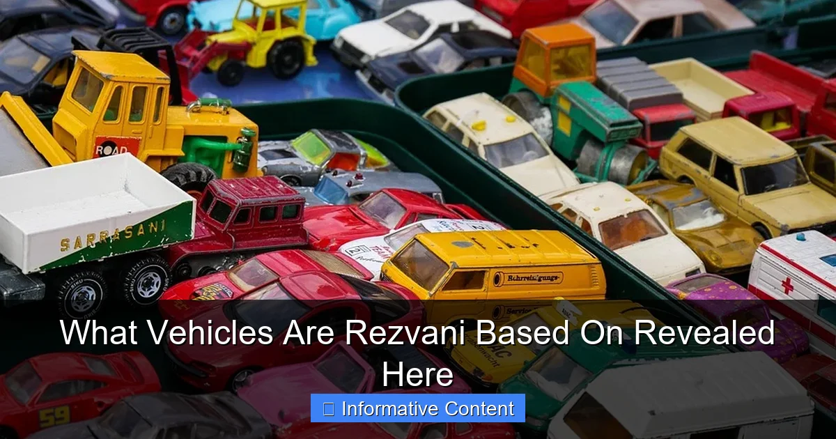 What Vehicles Are Rezvani Based On Revealed Here