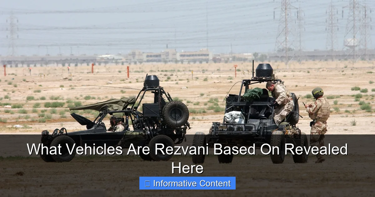 What Vehicles Are Rezvani Based On Revealed Here