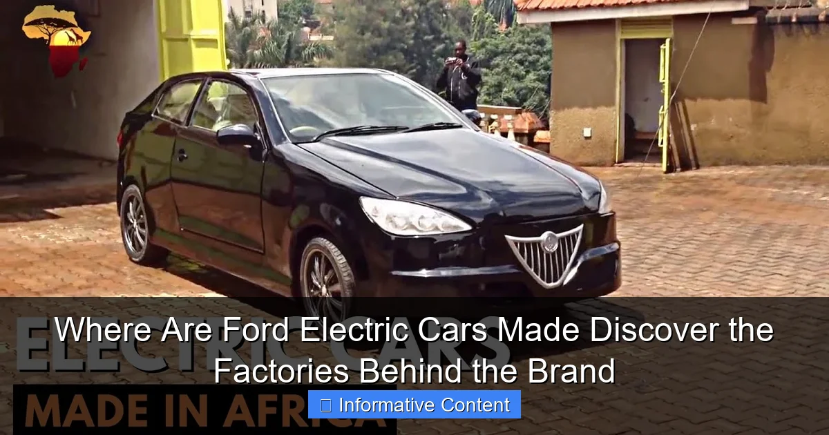 Where Are Ford Electric Cars Made Discover the Factories Behind the Brand