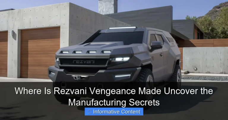 Where Is Rezvani Vengeance Made Uncover the Manufacturing Secrets