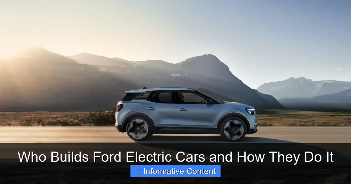 Who Builds Ford Electric Cars and How They Do It