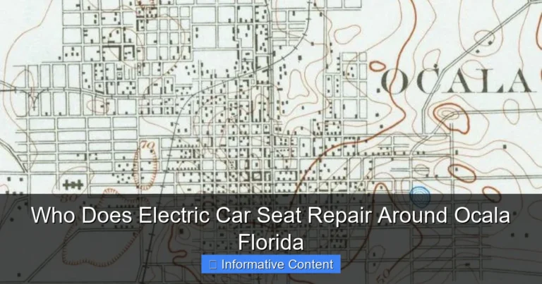 Who Does Electric Car Seat Repair Around Ocala Florida