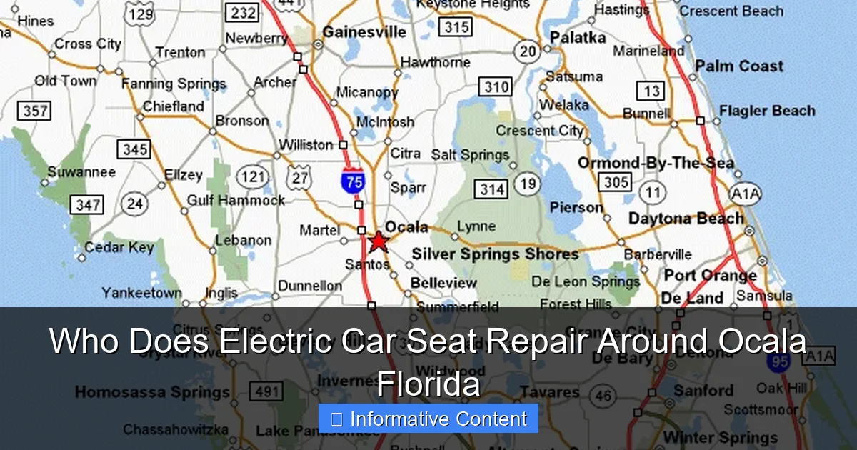Who Does Electric Car Seat Repair Around Ocala Florida
