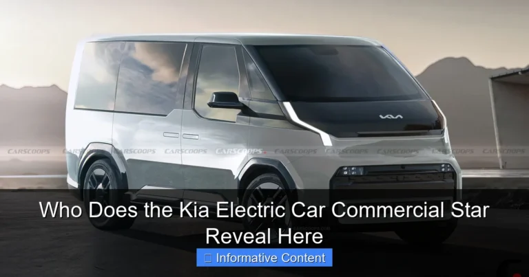 Who Does the Kia Electric Car Commercial Star Reveal Here