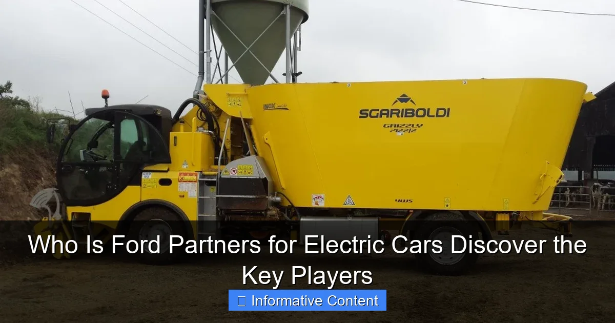 Who Is Ford Partners for Electric Cars Discover the Key Players